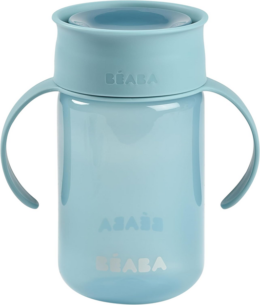 BEABA Vaso de entrenamiento antiderrame 360° 340 ml 12 m+