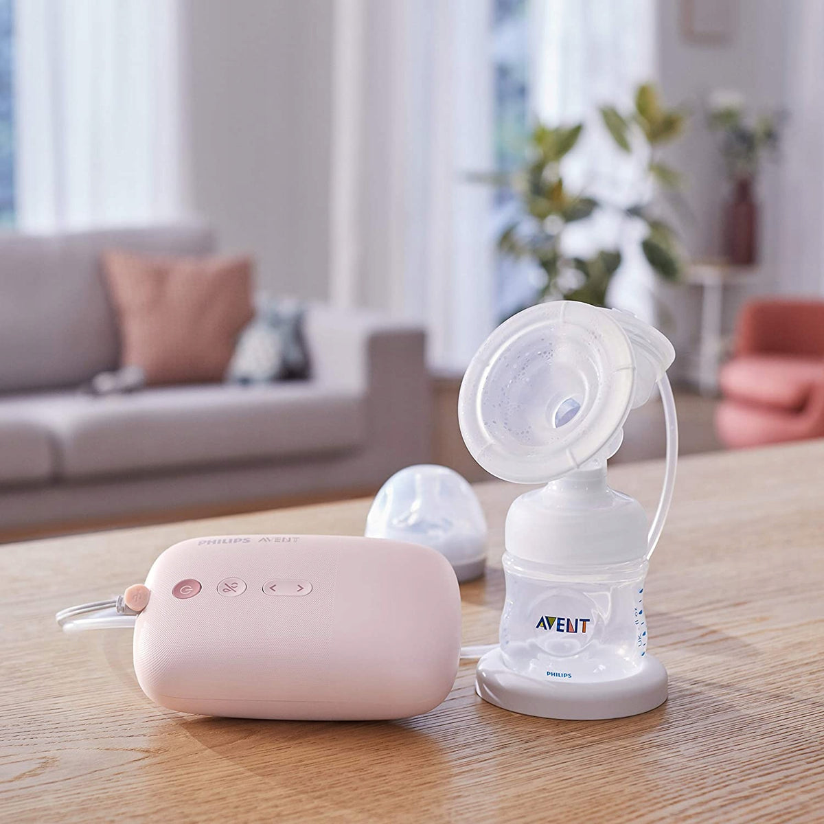 PHILIPS AVENT SCF395/11 LAKTATOR elektryczny U1 różowy laktator elektryczny z technologią Natural Motion