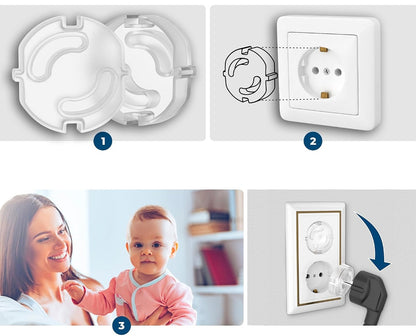 HOFFENBACH protección para niños para enchufes eléctricos x1