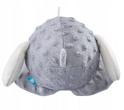 MyHummy szumiś przytulanka SNOOZY 24 cm, szary pluszak szumiący dla niemowląt 0+