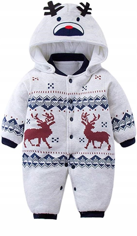 VINE mono de invierno con capucha para bebés 6-9 meses