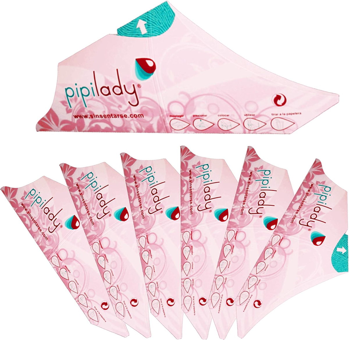 PIPILADY ayuda para mujeres para orinar de pie 7 unidades