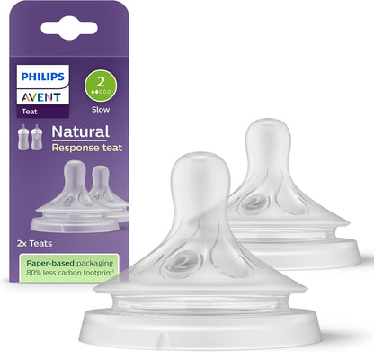 Philips Avent Natural Response tetina para biberón (2) 0m+ x2