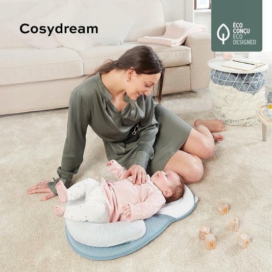 BABYMOOV cosydream poduszka stabilizator dla niemowląt, miękkie podparcie i komfort w pozycji leżącej