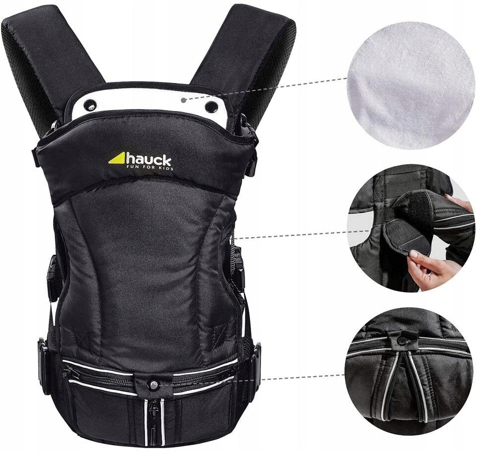 HAUCK portabebés ergonómico 3way carrier hasta 12 kg