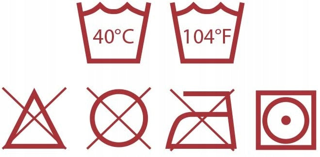 BAMBINO MIO majtki treningowe niebieskie 3 lata+ z symbolami prania 40°C, bez wybielaczy, do suszarki i bez prasowania