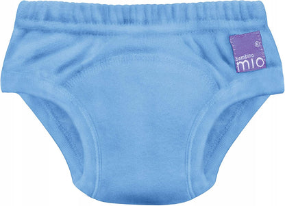 BAMBINO MIO majtki treningowe niebieskie 3 lata+ dla dziecka, wielorazowe majtki treningowe