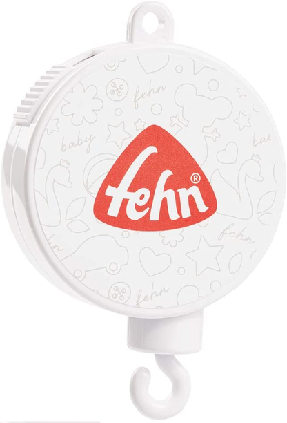 FEHN Safari KARUZELA do łóżeczka z pozytywką, wielokolorowa, dla niemowląt 0-5 m, 65 cm