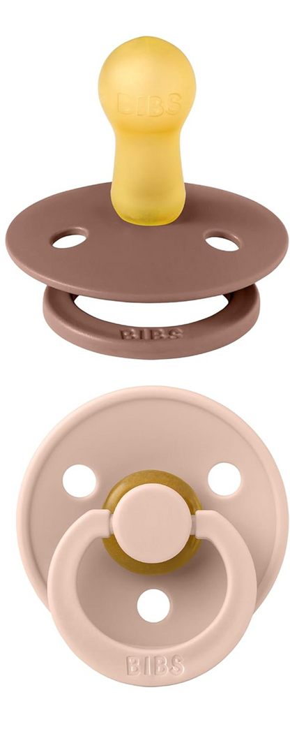 BIBS COLOUR chupetes calmantes 2 unidades caucho 0-6 meses