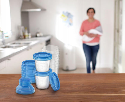 PHILIPS AVENT recipientes para alimentos x10 con adaptadores