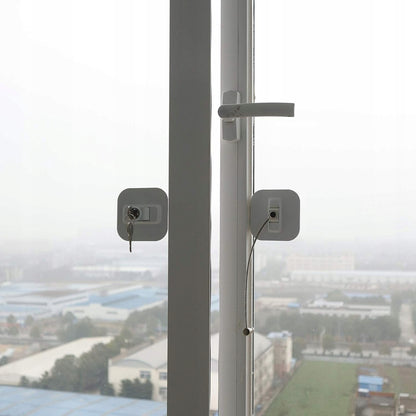Cerradura de seguridad para niños para armarios y cajones 19 cm + 2 llaves