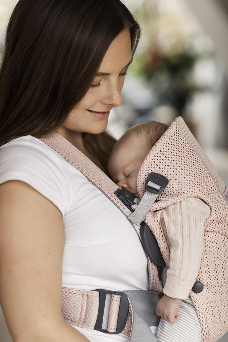 BABYBJORN MINI portabebés ergonómico 3-11kg AIRY MESH