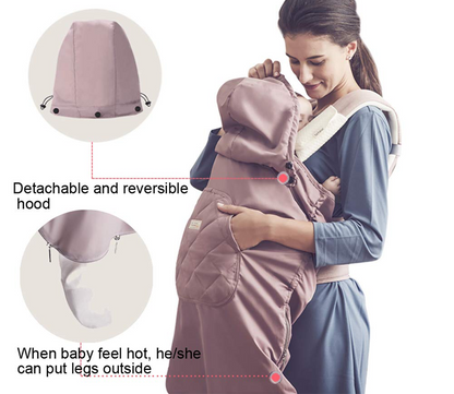BEBAMOUR funda impermeable universal para portabebés, cochecitos y sillas de coche