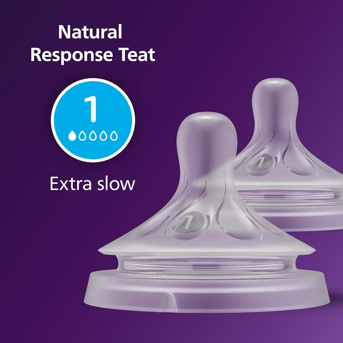 PHILIPS AVENT Tetinas Natural RESPONSE para biberones 0m+ x2