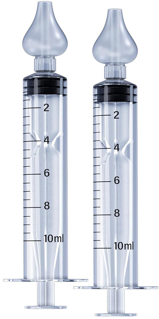 PORTENTUM irrigador jeringas para nariz 2 unidades 10 ml