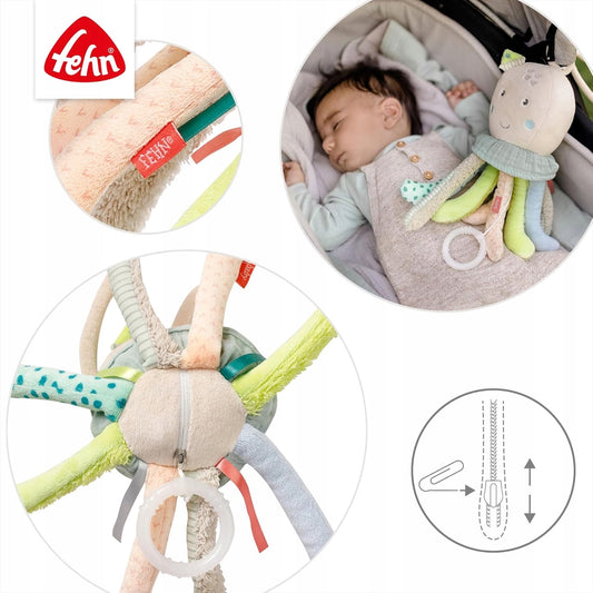 FEHN peluche colgante con caja de música PULPO 24 cm
