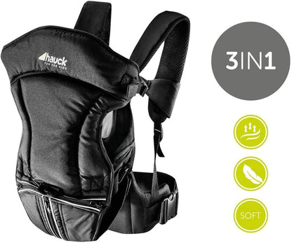 HAUCK portabebés ergonómico 3way carrier hasta 12 kg