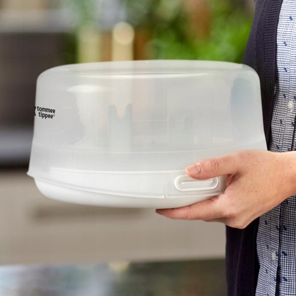 TOMMEE TIPPEE esterilizador de microondas + chupete