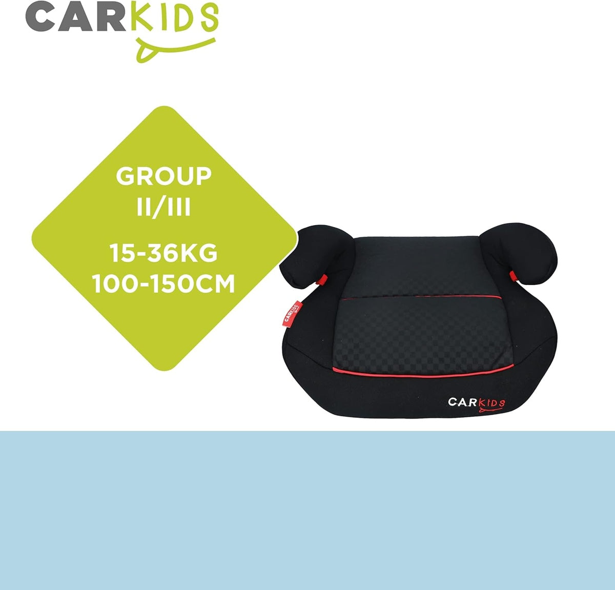CAR KIDS asiento elevador para coche grupo II/III 22-36 kg