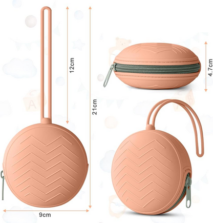 Portachupetes universal de silicona con diámetro de 9 cm