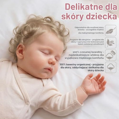 BABYBAY Deluxe Organic sábana 89x50 cm blanca