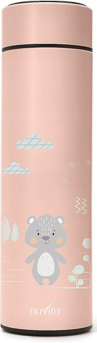 NUVITA termo para bebidas calientes y frías 500 ml con termómetro digital LED