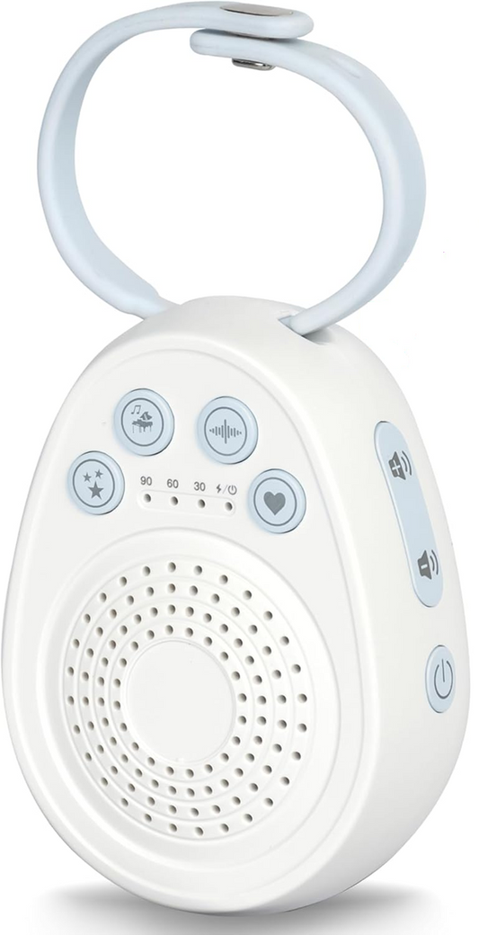 DMTIVMG mini dispositivo calmante con 20 canciones de cuna, sonidos de la naturaleza y ruido blanco, 5,5 x 7 cm