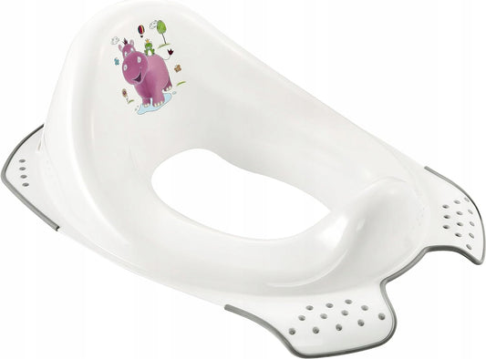 KEEEPER nakładka na sedes HIPPO 18 m+ biała, anatomiczna, BPA free, dla dzieci 18 m+, maks. 25 kg