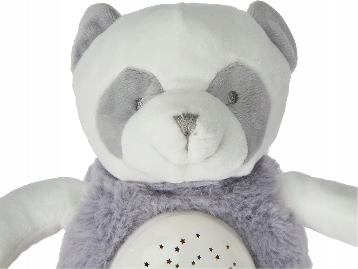DOUDOU et COMPAGNIE peluche proyector con melodía PANDA 25 cm