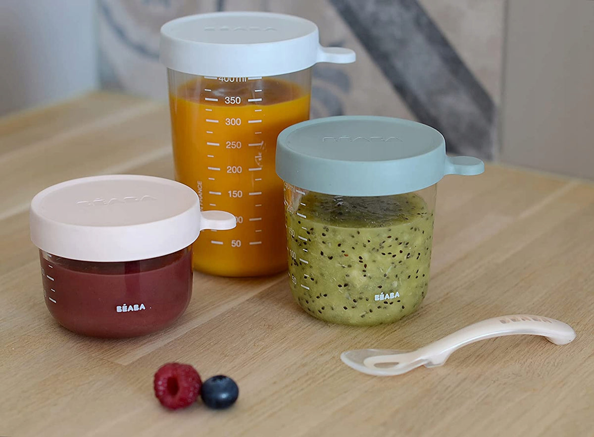 BEABA tarro de cristal 250 ml para bebés