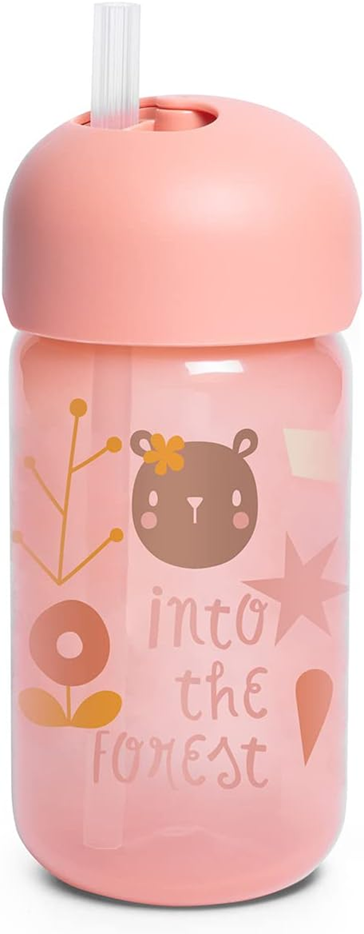 SUAVINEX Vaso entrenador antiderrame con pajita 340 ml 18 m+