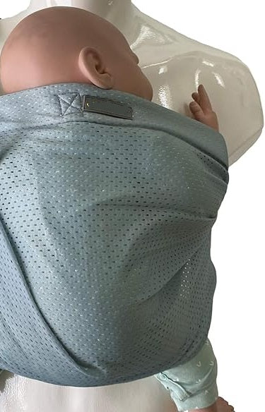 CUBY fular portabebés de anillas MALLA para llevar al bebé