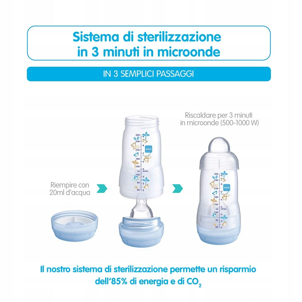 MAM Easy Start biberón anticólicos 320ml 4m+