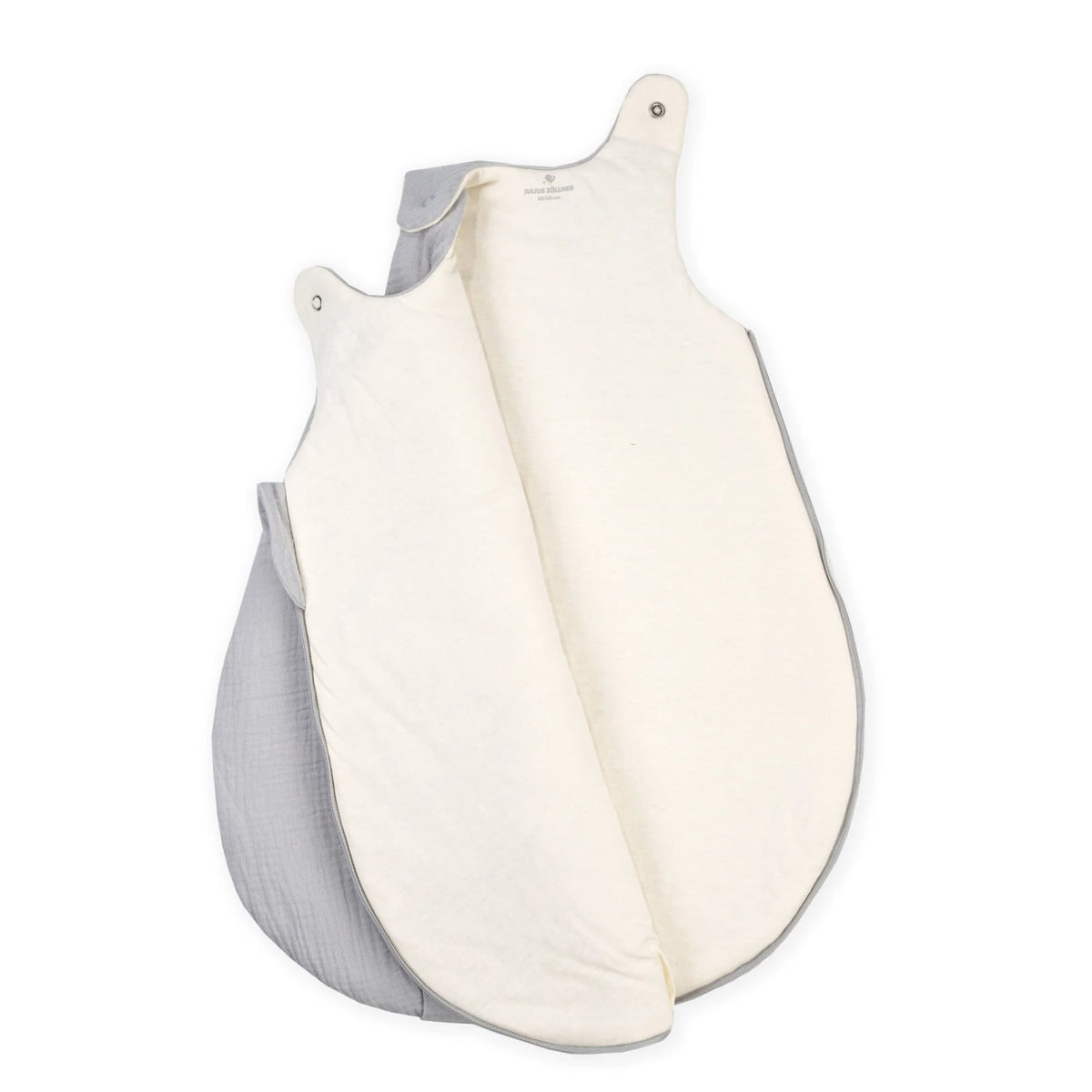 Saco de dormir de muselina Julius Zöllner gris 62 a 68