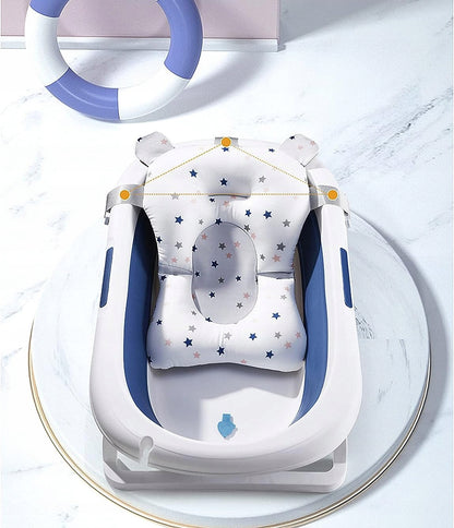 GLENMORE bañera plegable para bebé con desagüe e inserto