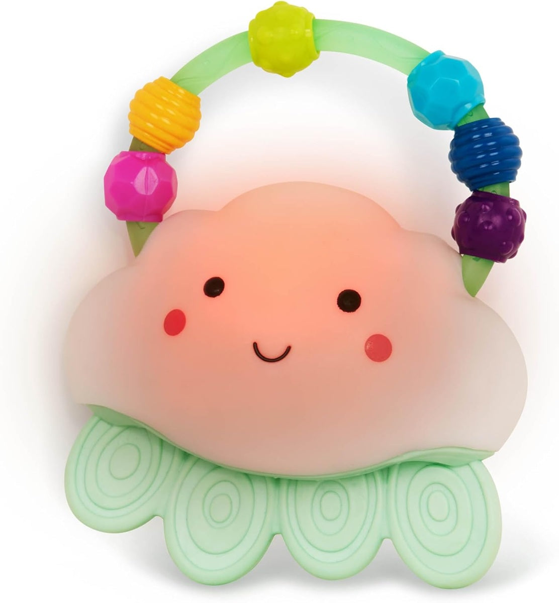 B.TOYS Rain-Glow Squeeze lámpara de silicona con mordedor NUBE 11x13 cm