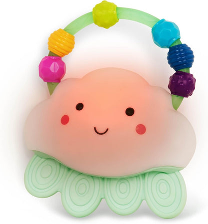 B.TOYS Rain-Glow Squeeze lámpara de silicona con mordedor NUBE 11x13 cm