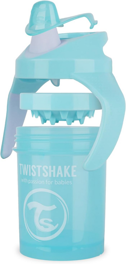 TWISTSHAKE Mini vaso antiderrames con boquilla y batidor 230 ml 4 m+