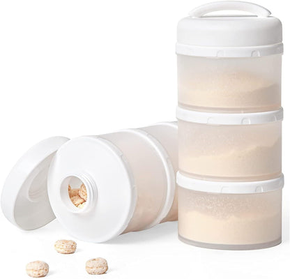 TERMICHY recipientes para leche de fórmula y aperitivos, 2 unidades de 6 x 60 g