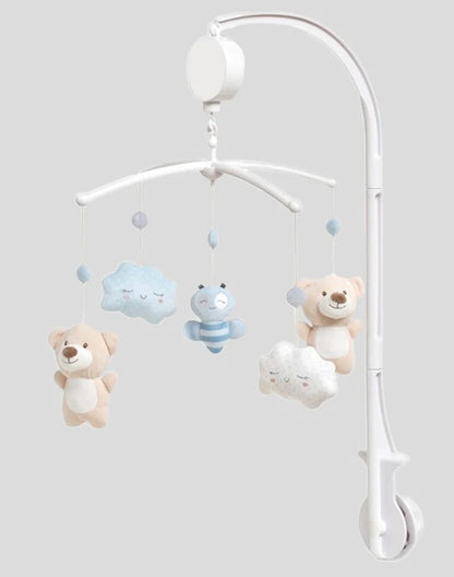 INTERBABY móvil para cuna con caja de música OSITOS y NUBES
