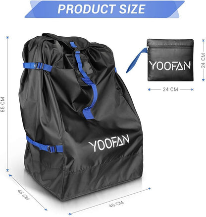 YOOFAN Bolsa de avión Bolsa de transporte para cochecito Asiento de coche 85x45x45 MOCHILA