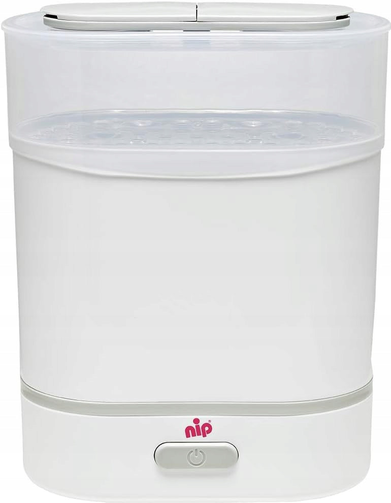 NIP 3w1 sterylizator podgrzewacz parowar + miarka, biały, BPA free, do sterylizacji i gotowania na parze