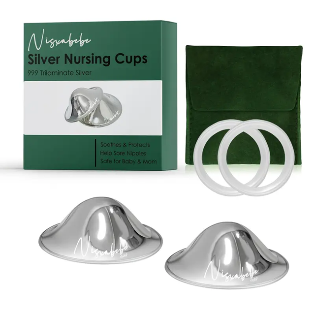 Protectores para pezones de plata 999