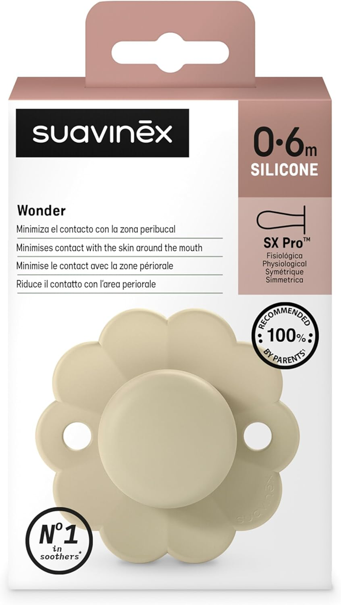 SUAVINEX Wonder chupete calmante 0-6 meses de silicona SX PRO