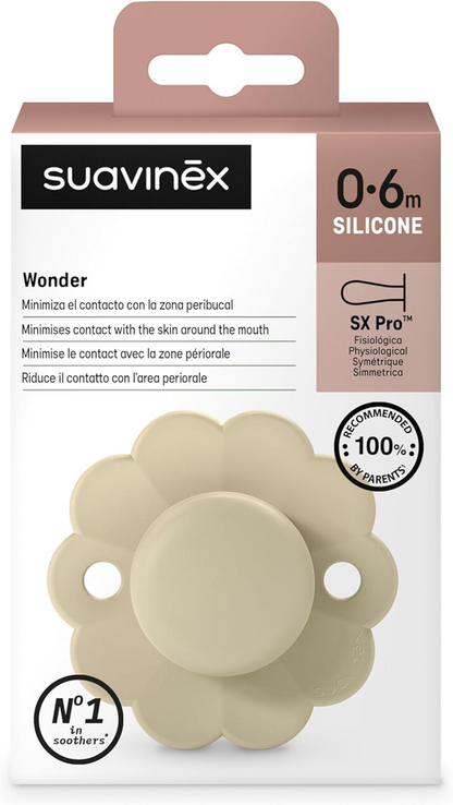 SUAVINEX Wonder chupete calmante 0-6 meses de silicona SX PRO