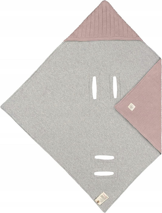 LASSIG manta envolvente para silla de coche certificada GOTS