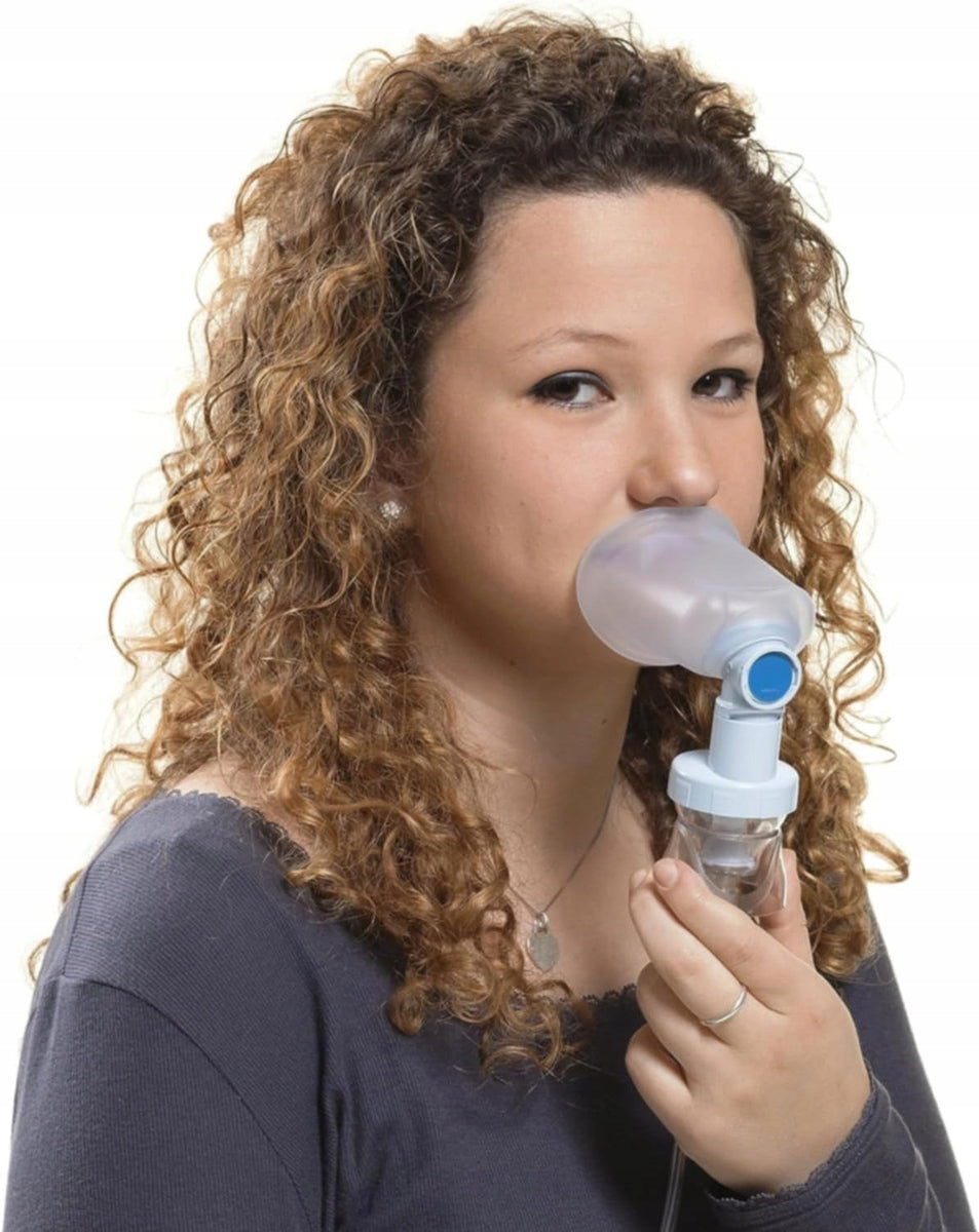 NEBULA accesorios para inhalador: irrigador, 2 mascarillas, tubo, nebulizador, 2 filtros