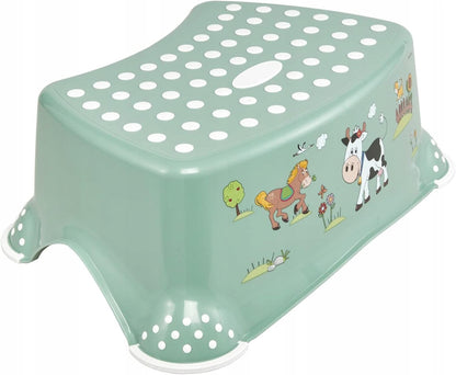 KEEEPER taburete antideslizante para niños 80 kg GRANJA DIVERTIDA