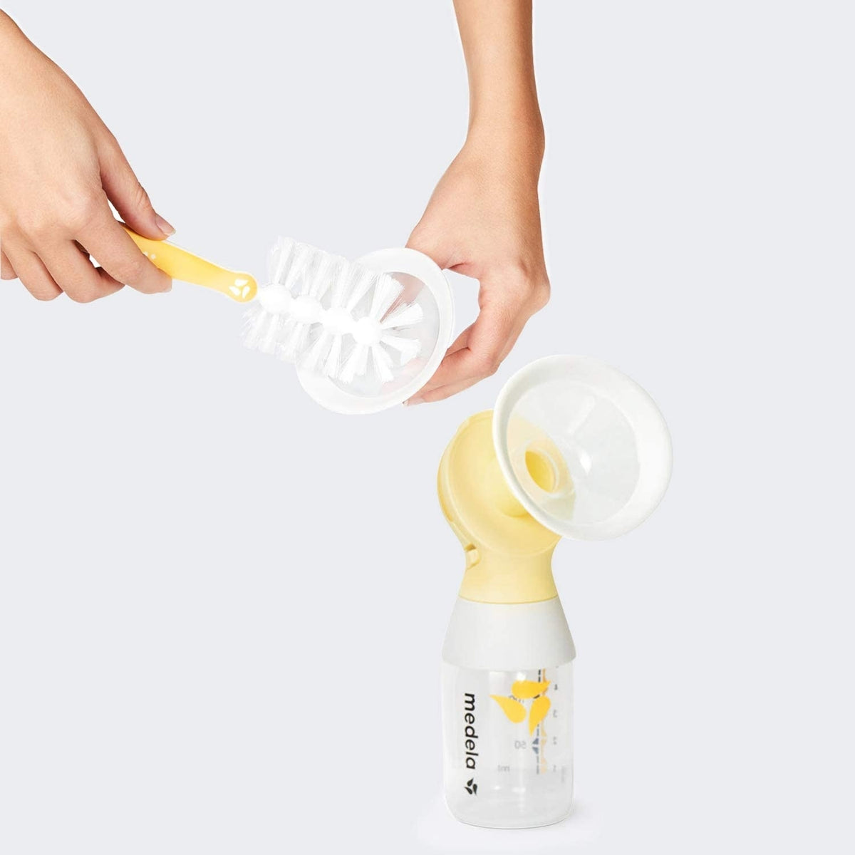 MEDELA Swing Maxi Flex podwójny laktator 2-fazowy, żółty, elektryczny laktator z technologią FLEX™ do łatwego czyszczenia