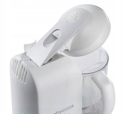 BEABA Babycook ROBOT KUCHENNY 4w1 parowar, mikser biały z dzbankiem 1100 ml i pokrywką